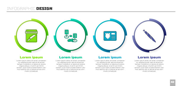 证物袋内装刀，犯罪现场标记，警徽，大麻。业务信息模板。向量图片下载