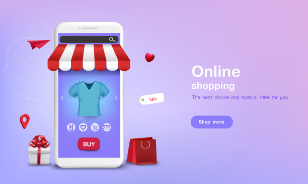 有礼品和购物袋的衬衫图片下载