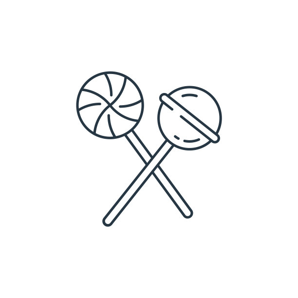 棒棒糖图标矢量从孩子的概念。棒棒糖可编辑笔触的细线插图。棒棒糖线性标志用于web和移动应用程序，标志，印刷媒体。图片下载
