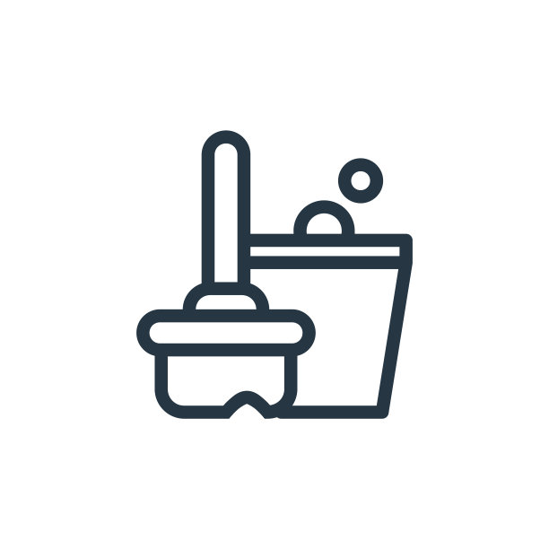 扫帚图标矢量来自工具概念。扫帚可编辑的笔触的细线插图。Broom线性标志使用在web和移动应用程序，标志，印刷媒体..图片下载