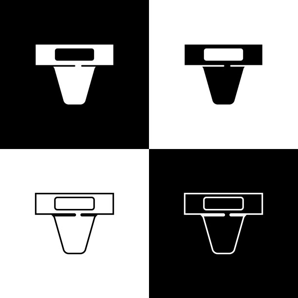 设置腹股沟防护武术图标隔离上图片下载