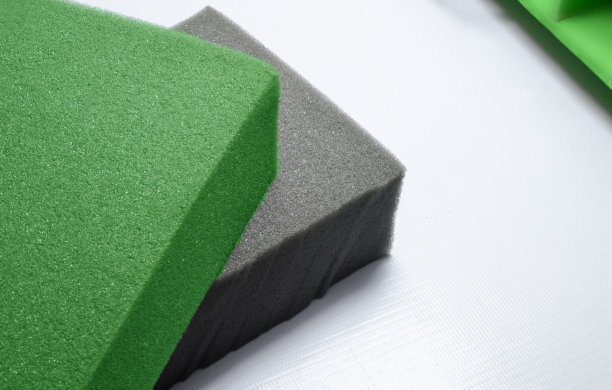 深绿色灰色泡沫材料图片下载