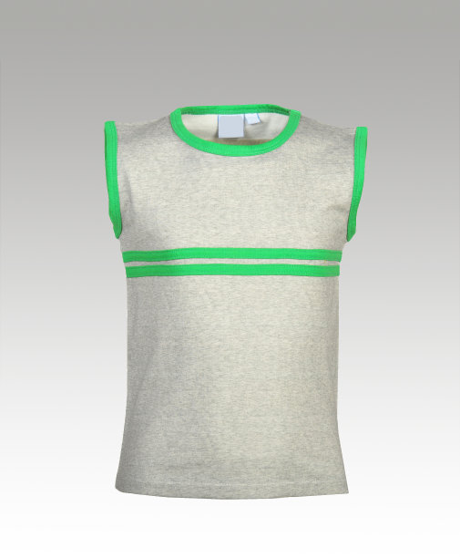 绿色和灰色无袖圆领t恤图片下载