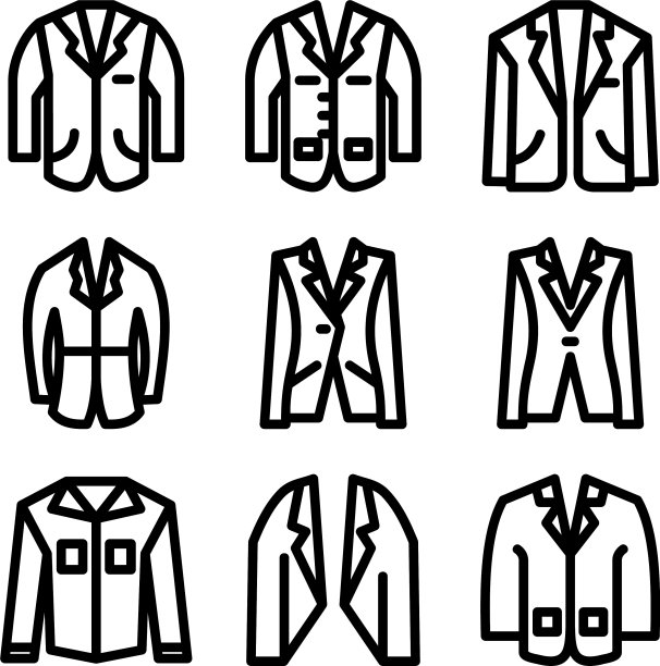 运动上衣图标或标志孤立的标志符号图片下载