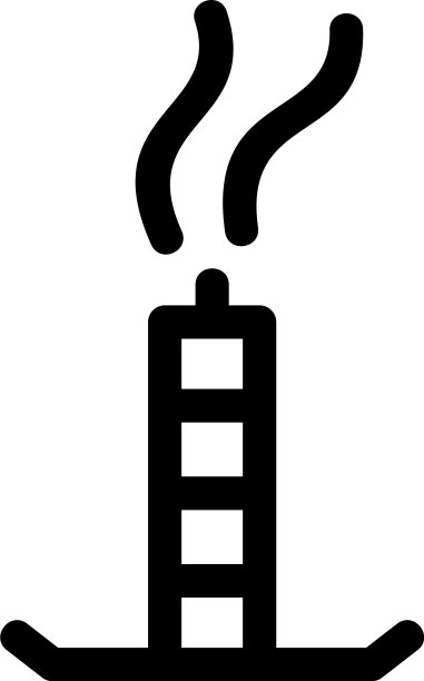 蜡烛图标或标志孤立标志符号图片下载