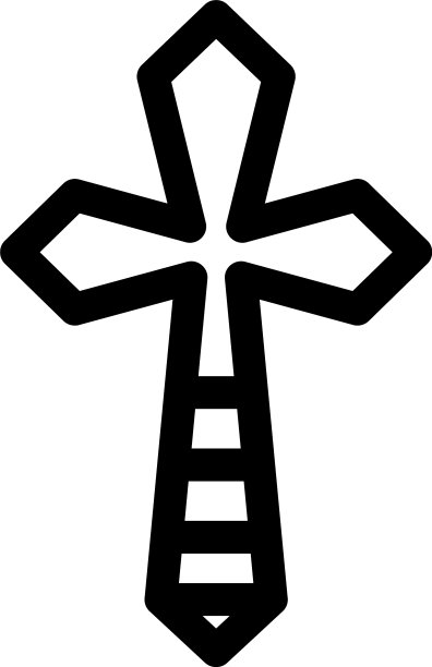 基督教的标志或标志孤立的标志符号图片下载