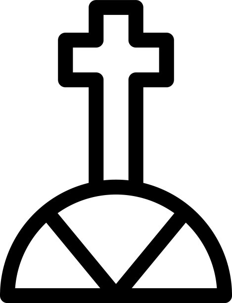 基督教的标志或标志孤立的标志符号图片下载