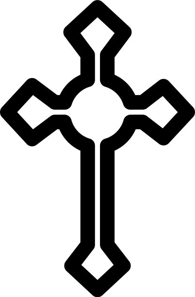 基督教的标志或标志孤立的标志符号图片下载