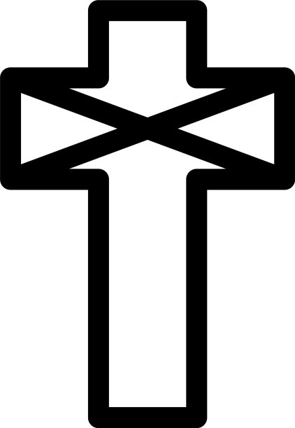 基督教的标志或标志孤立的标志符号图片下载