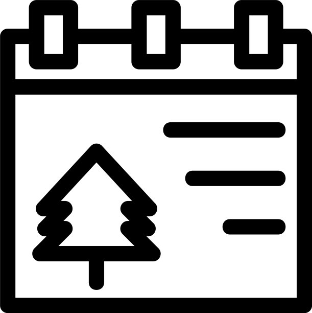 圣诞节图标或标志孤立的标志符号图片下载