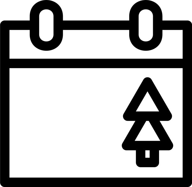 圣诞节图标或标志孤立的标志符号图片下载