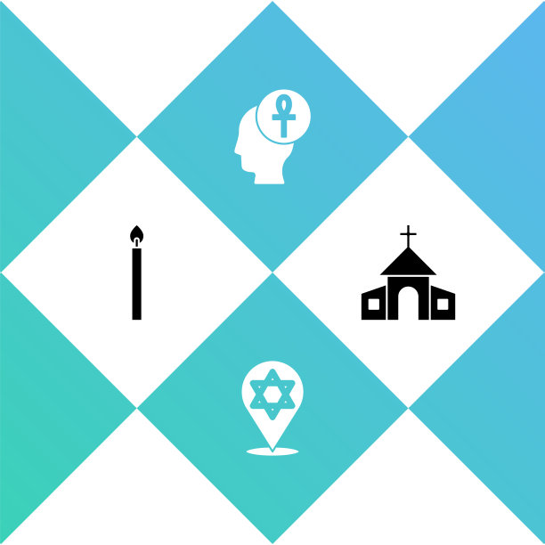 点燃的蜡烛星大卫十字架和图片下载