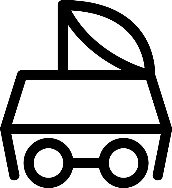 摇篮图标或标志孤立标志符号图片下载