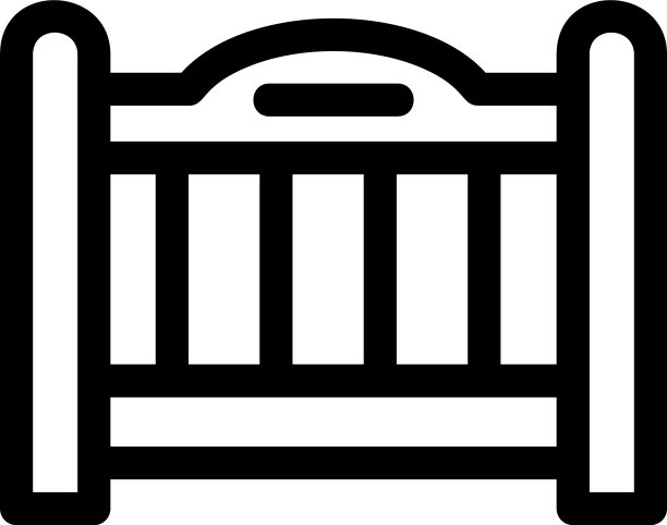 摇篮图标或标志孤立标志符号图片下载