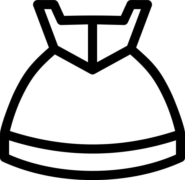 服装图标或标志孤立的标志符号图片下载