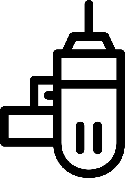 司钻图标或标志孤立符号图片下载