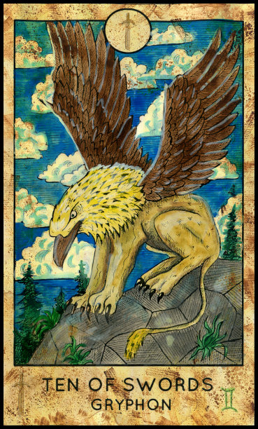 只鹰头狮。十的剑图片下载