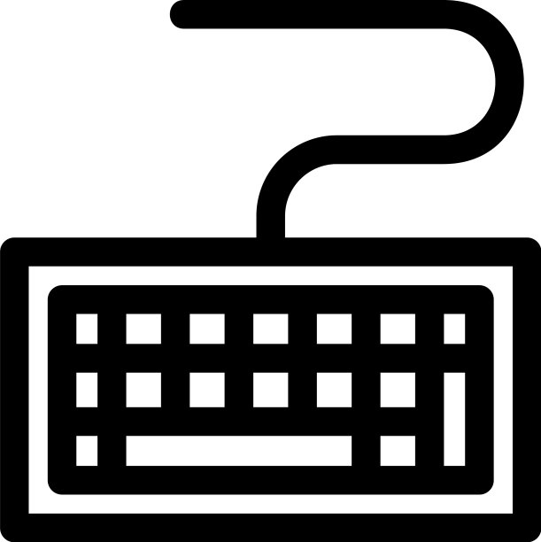 键盘图标或标志孤立符号符号图片下载