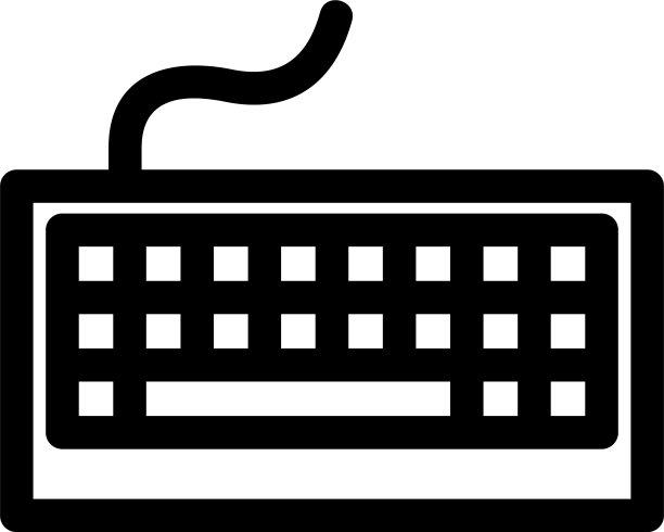 键盘图标或标志孤立符号符号图片下载