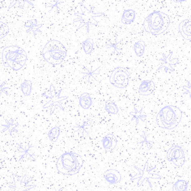 手绘蓝色雪花圣诞无缝拍图片下载
