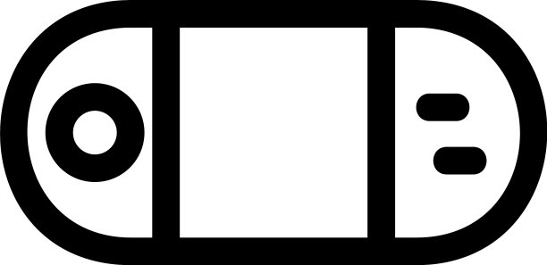 便携式游戏图标或标志孤立标志符号图片下载