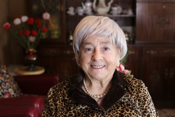 时髦的高级女性，复古的豹纹外观图片下载