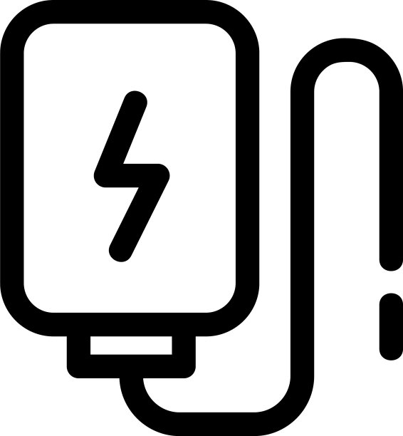 电源组图标或标志孤立标志符号图片下载