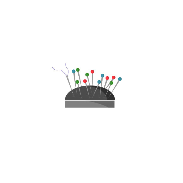 针插针。用于服装行业和服装精品店的卡片模板。图片下载