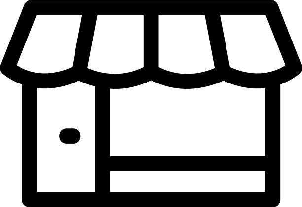 商店图标或标志孤立标志符号图片下载