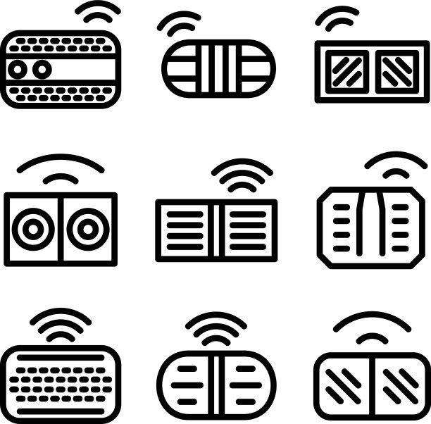 喇叭图标或标志孤立符号符号图片下载