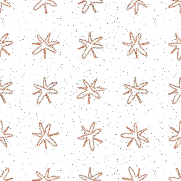 手绘蓝色雪花圣诞无缝拍图片下载