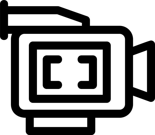 摄像机图标或标志孤立标志符号图片下载