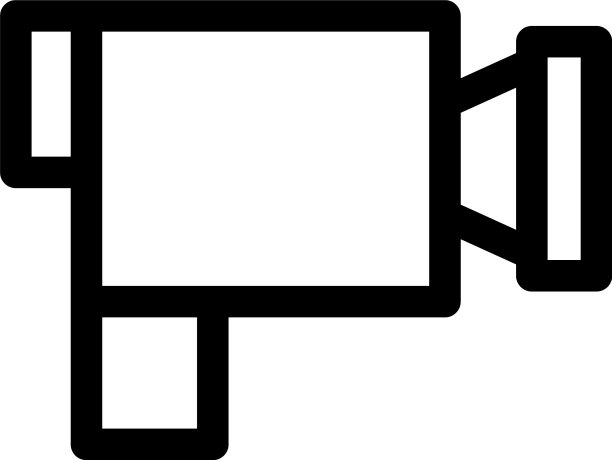 摄像机图标或标志孤立标志符号图片下载