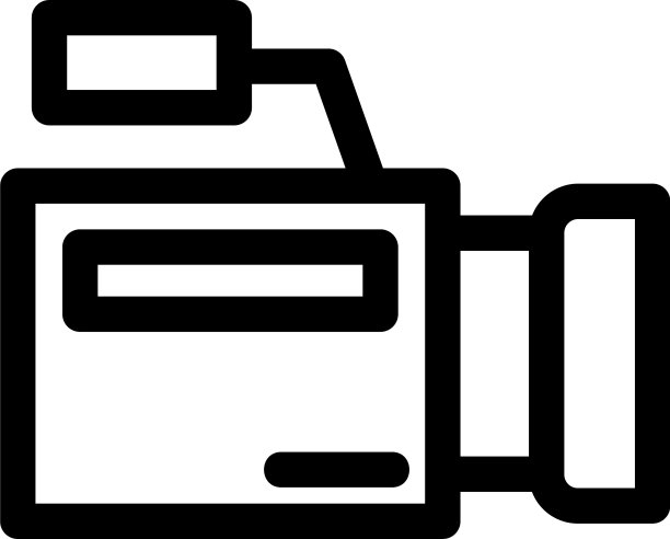 摄像机图标或标志孤立标志符号图片下载