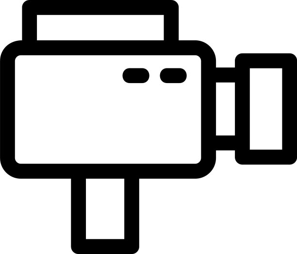 摄像机图标或标志孤立标志符号图片下载