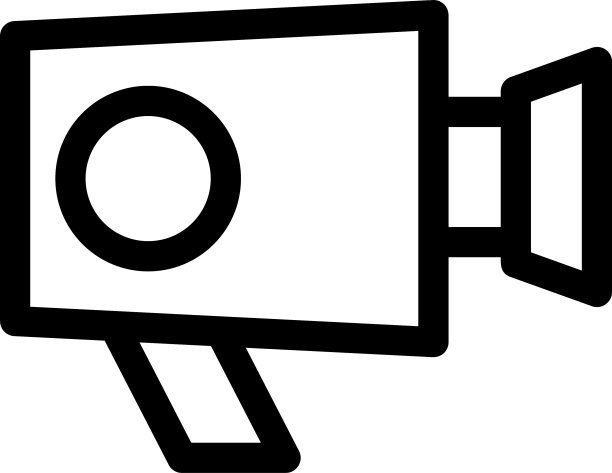 摄像机图标或标志孤立标志符号图片下载