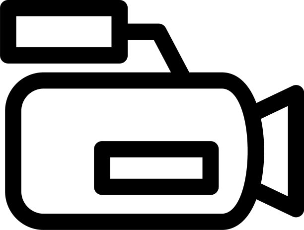 摄像机图标或标志孤立标志符号图片下载