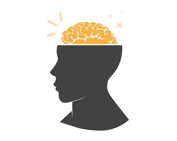 头脑风暴插图。思维过程与大脑活动概念。平面设计。图片下载