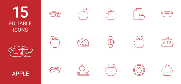 苹果的图标图片下载