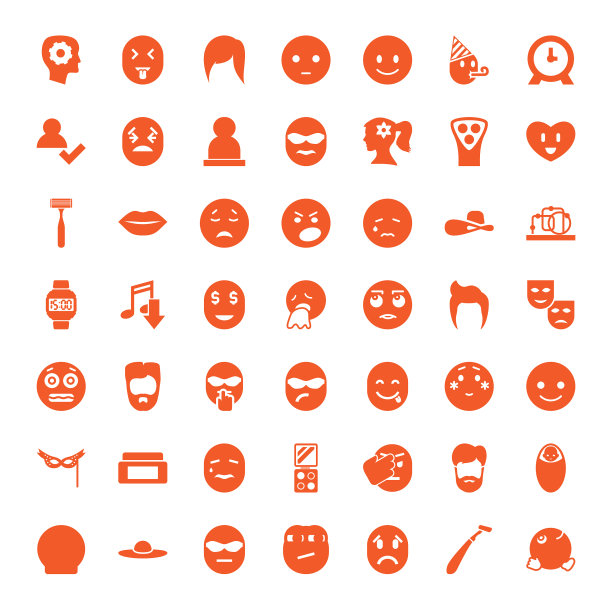 49岁的脸图标图片下载