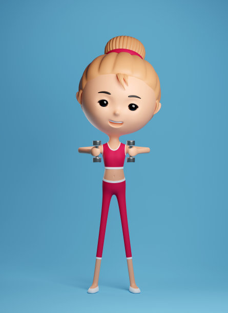 可爱健康的女孩图片下载