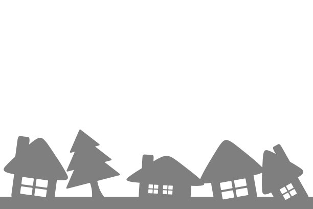 房子的轮廓背景图片下载