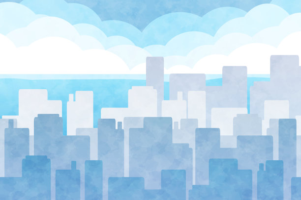 建筑轮廓的背景图片下载