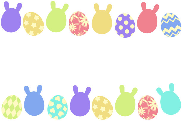 复活节彩蛋框架图片下载