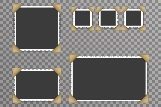 记忆相册空照片相框卡磁带图片下载