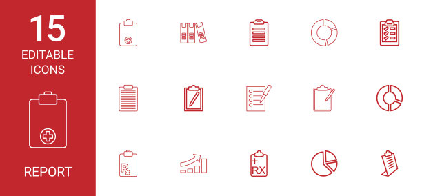 报告的图标图片下载