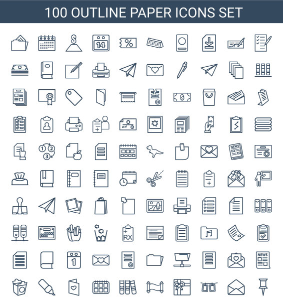 100年的论文图标图片下载