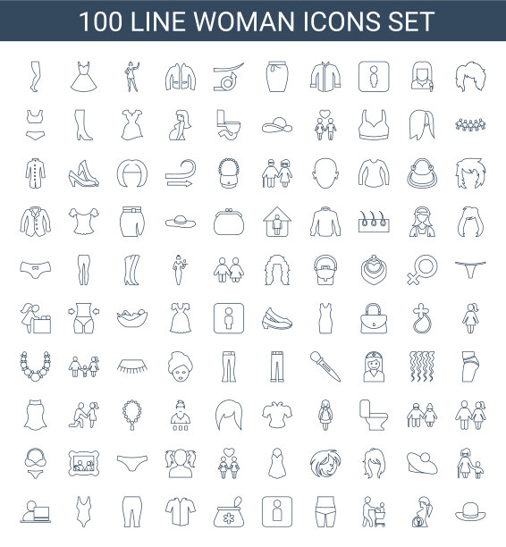 100女人图标图片下载