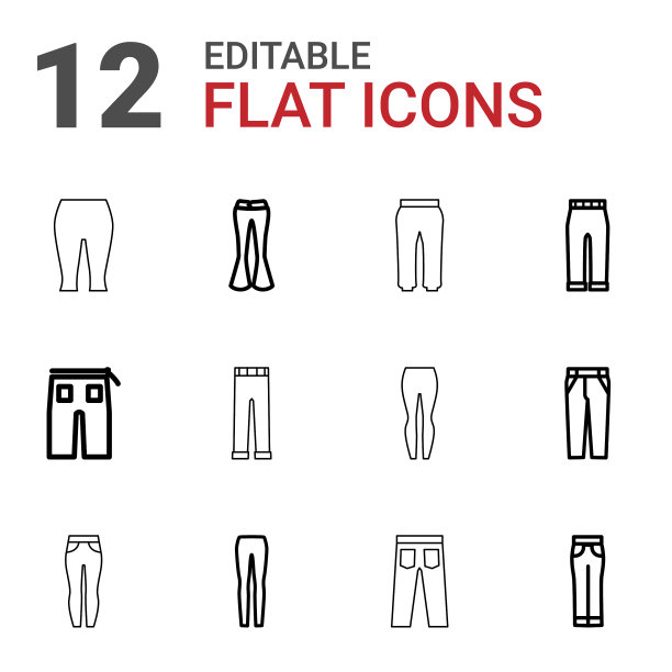裤子的图标图片下载