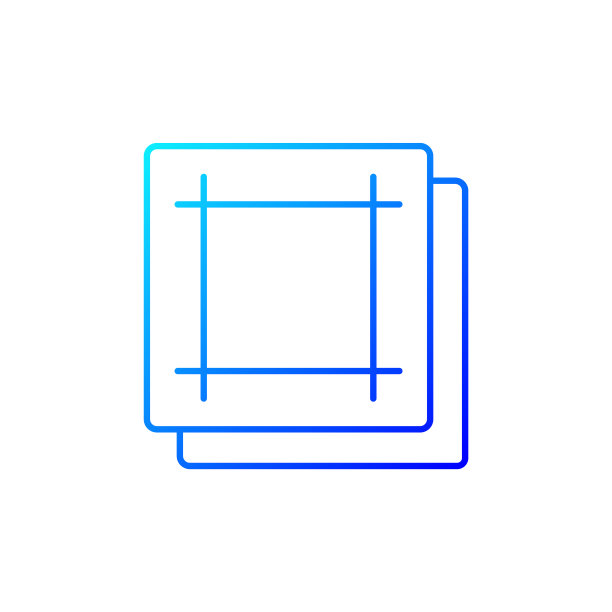 餐巾纸渐变线性矢量图标图片下载